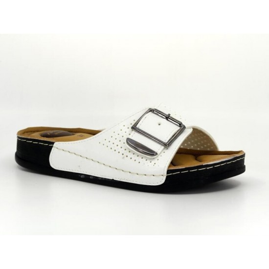 Apella Women 474-5 Bodrum (With Storage Bag) Single Buckle Daily Slipper