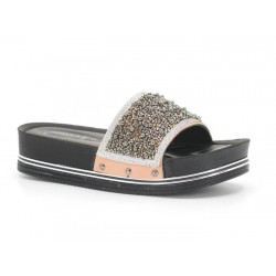 Apella Women 487-23 Soft Bling Daily Slipper