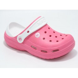 Calx Women EZ1060 Double Footbed Cross Slipper