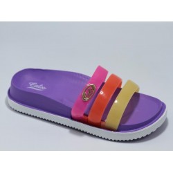 Calx Women Z340 Three Banded Lux Eva Slipper