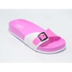 Calx Women Z455 Single Buckle Lux Eva Slipper