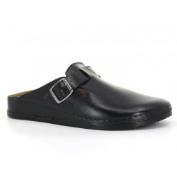 Daye Men B-551 Leather Closed Wintery Daily Slipper