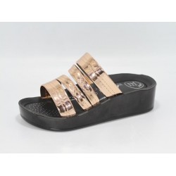 Daye Women 25223 Aslı Banded (With Storage Bag) Daily Slipper