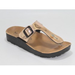 Daye Women 7304 Birken Lame Flip Flops Slipper