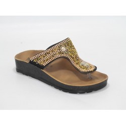 Daye Women 7357 Birken Bling Flip Flops Slipper