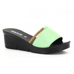 Enova Women Z50-1302 Striped High Daily Slipper