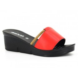 Enova Women Z50-1302 Striped High Daily Slipper