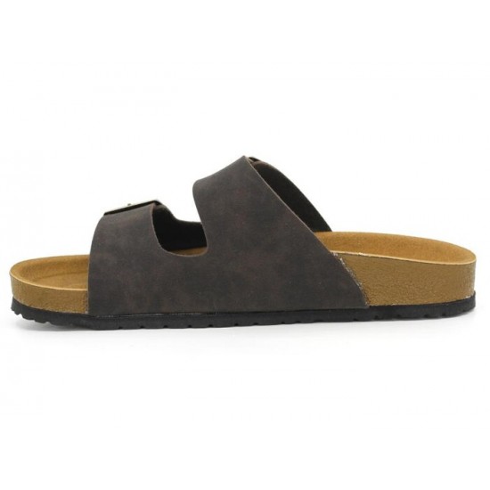 Mulex Men 5152 Birken Double Buckle Evalı Monta Daily Slipper