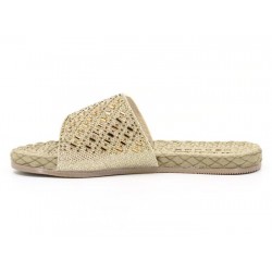 Mulex Women 0001 Thin Footbed Bling Slipper