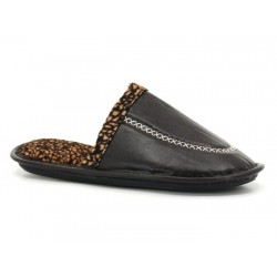 Polex Men HLM Leather Bowl Bowl Slipper