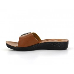 Polex Women 04625 Single Buckle Daily Slipper