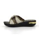 Polex Women 18950 Bow-tie Leopar Figured YD Daily Slipper