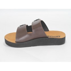 Polex Women 4102 Double Buckle Daily Slipper