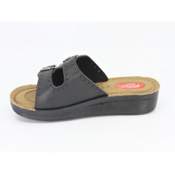 Polex Women 447-26 Emerald Double Buckle Daily Slipper