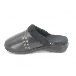Polisa Merdane Comfort Wintery Closed Leather Home Slipper