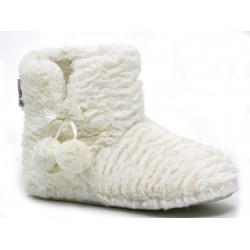 Redplay Women Rabbit Effect Home Boot