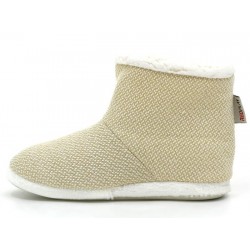 Redplay Women Shiny Tricot Home Boot